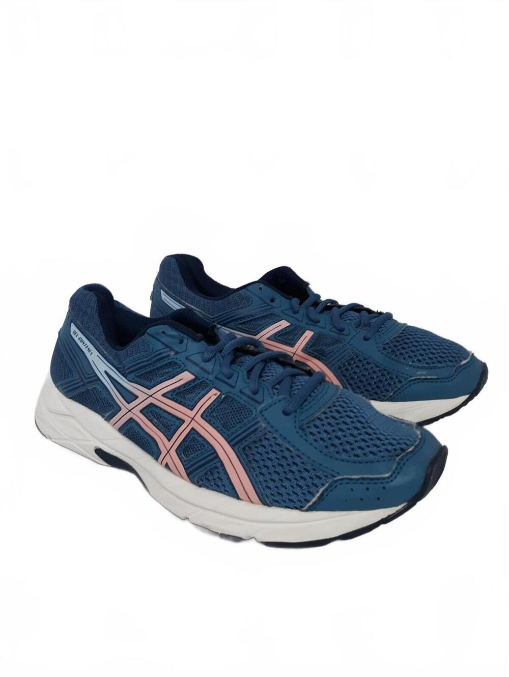 ASICS GEL-Contend 4 Blue Pink T765N Womens Size 7.5